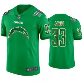 Maillot Los Angeles Chargers Derwin James 33 Kelly Vert St. Patricks Day - Homme